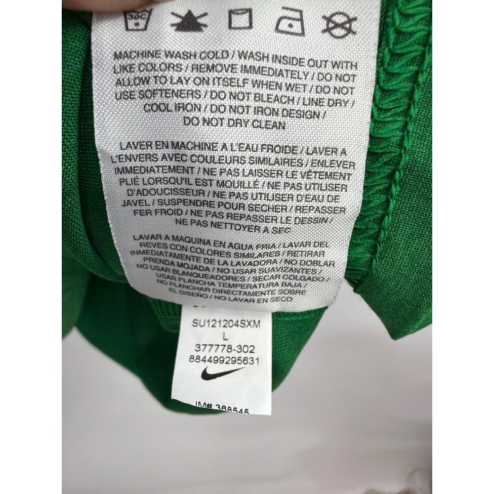 Nike Mens Dri-FIT Sleeveless Training Shirt Green Large Gym Basketball - Picture 7 of 7